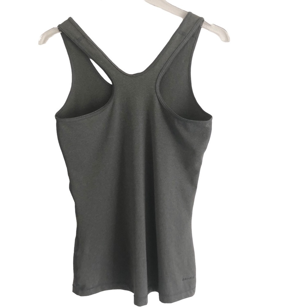Nike Pro Grey Racerback Tank size Medium - Picture 3 of 8
